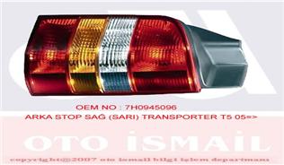 STOP SAĞ TRANSPORTER T5 11/03-11/09-MULTIVAN V 11/03-11/09 SARI - HELLA