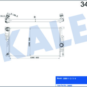 MOTOR SU RADYATORU BMW N47 N13 B47 F30 F20 F22 F32 F34 F36 - KALE