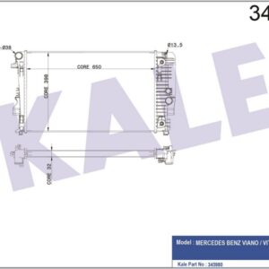 MOTOR SU RADYATORU MERCEDES VITO W639 03 - KALE