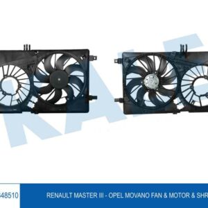 FAN MOTORU KOMPLE MASTER-MOVANO III 2.3 DCI-CDTI 10 - KALE