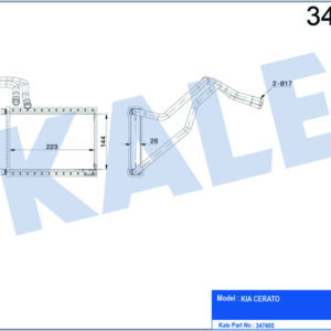 KALORİFER RADYATÖRÜ CERATO - KALE