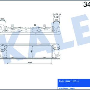 TURBO RADYATORU BMW N47 N13 F20 F30 - KALE