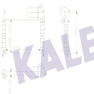 RADYATÖR TIPO 1.6 S/SX/SLX 88-91 MT NAC - KALE