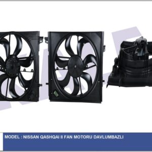 FAN MOTORU NISSAN QASHQAI II 1.2 13 - KALE