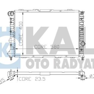 RADYATÖR KLİMALI ALFA 156 1.9JTD 97-05 2.4 JTD 97-05 SW 156 1.9JTD 97-06 2.4 JTD 97-06 - KALE