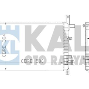 RADYATÖR 2 SIRA AL PL FIESTA III1.1/1.3/1.4 AC MT - KALE