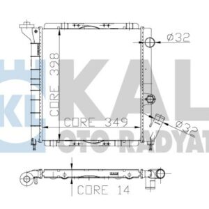 RADYATÖR AL/PL/BRZ 9 GTL-EXPRESS 1.1 - KALE