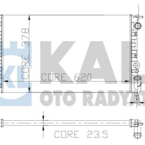 RADYATÖR 2 SIRA AL 21/ESPACE 2.2 GTX AL/PL - KALE