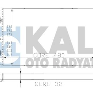 RADYATÖR 4 SIRA AL PL GOLF-JETTA-SCİROCCO - KALE