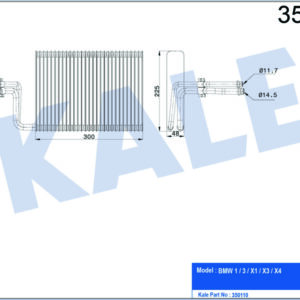 EVAPORATOR BMW E81 E82 E87 E90 F20 E84 F25 - KALE