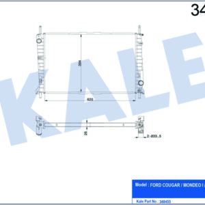 MOTOR SU RADYATORU AC MONDEO I II 92 00 1.6 1.8 2.0 OLCU 620 378 26 KLIMALI - KALE