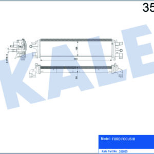TURBO RADYATORU FORD FOCUS III 1.5 ECOBOOST 14 AT MT KLIMALI KLIMASIZ - KALE