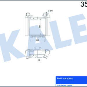 İNTERCOOLER AL/PL/BRZ BONGO - KALE