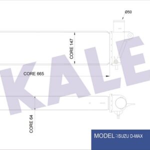 İNTERCOOLER AL/PL/BRZ D-MAX - KALE