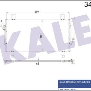 KONDENSER AL/AL OUTLANDER III - KALE