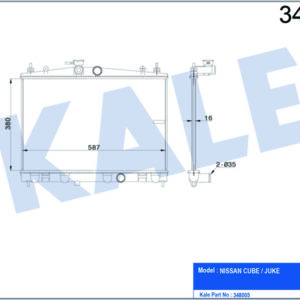 RADYATÖR AL/PL/BRZ CUBE-JUKE MT - KALE