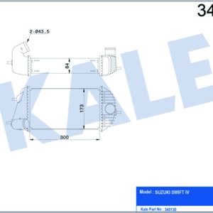 İNTERCOOLER AL/PL/BRZ SWIFT IV - KALE