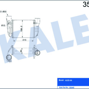 İNTERCOOLER A4 1.8T 00 - KALE