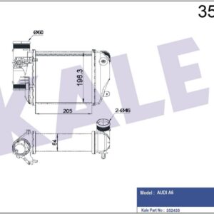 İNTERCOOLER A6 2.7-3.0 TDI 04 - KALE