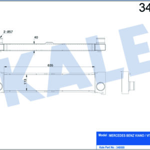 TURBOSARJ RADYATORU MERCEDES VITO W639 03 - KALE