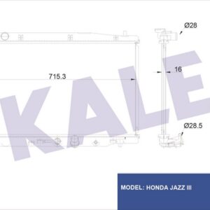 RADYATÖR JAZZ III AL/PL/BRZ 350x715x16 - KALE