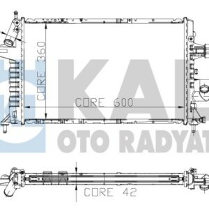 RADYATÖR ASTRA G 1.7D 2 SIRA ALB SİSTEM - KALE