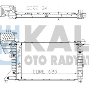 MOTOR SU RADYATORU MANUEL SANZIMAN MERCEDES SPRINTER 901 904 96 06 - KALE