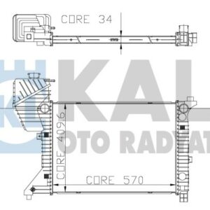 MOTOR SU RADYATORU MERCEDES SPRINTER 901 904 96 06 - KALE