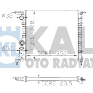 RADYATÖR CLIO 2 SIRA AL PL SİSTEM - KALE