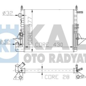 RADYATÖR TWNG 1.1İ 96-97 2 SIRA AL PL SİSTEM - KALE