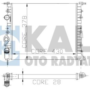 RADYATÖR MGN-SCENIC 1.6 1.4 E7J 2 SIRA AL PL SİSTEM - KALE