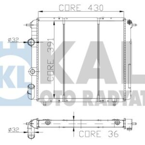 RADYATÖR R19 1.4-1.6 ENJ 2 SIRA CU PL SİSTEM - KALE