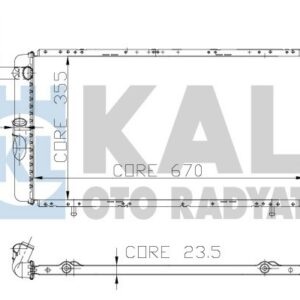 RADYATÖR R21-CNCRD-MNGR-OPT AC MEK 667x355x18 1 SIRA ALB SİSTEM - KALE