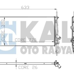 MOTOR SU RADYATORU TRANSIT V347 2.2TDCI 2.4TDCI 3.2TDCI 06 KLIMALI - KALE