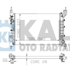 RADYATÖR LINEA 1.4 MPI 1 SIRA AL PL SİSTEM - KALE