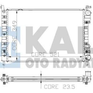 RADYATÖR PALIO-ALBEA-STRADA 96 1.2-1.4-1.6 16V KLİMASIZ MEK - KALE