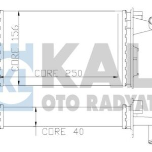 KALORİFER RADYATÖRÜ TMPR-TİPO-145 95-01 146 94-01 155 92-97 250x158x42 MUSLUKLU - KALE