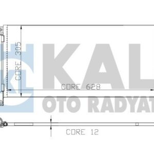 KLİMA KONDENSERİ LINEA 1.3 JTD 628x305x12 1 SIRA ALB SİSTEM - KALE