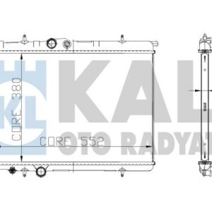 RADYATÖR P206 1.1i 1 SIRA ALB SİSTEM - KALE