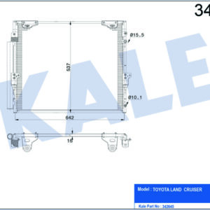 KLİMA KONDENSERİ LAND CRUISER AL-AL - KALE