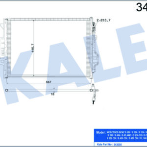 KLIMA RADYATORU MERCEDES S-CLASS W221 05 13 - KALE