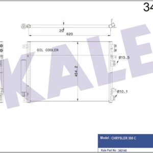 KLİMA KONDENSERİ CHRYSLER 300C-TOURİNG AL-AL - KALE