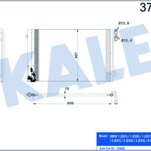 KLIMA RADYATORU N43 N45 N46 N51 N52 N53 M3 E81 E82 E87 E88 E90 E91 E92 E93 E84 E89 - KALE