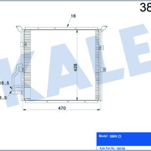 KLIMA RADYATORU BMW M40 M41 M42 M43 M44 M50 M52 E36 S54 M54 Z3 - KALE
