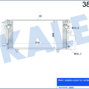 KLİMA KONDENSERİ SUBARU FORESTER AL-AL - KALE