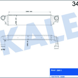 TURBO RADYATORU BMW E46 M47 M57 99 03 - KALE