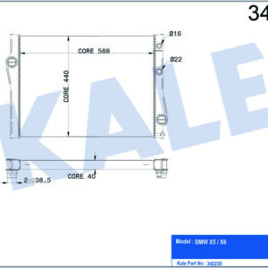 MOTOR SU RADYATORU BMW F15 F16 E70 E71 E72 - KALE