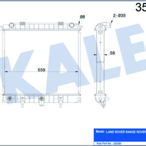 MOTOR SU RADYATORU 26 6T RANGE ROVER 2 P38A 2.5 D 94 02 - KALE