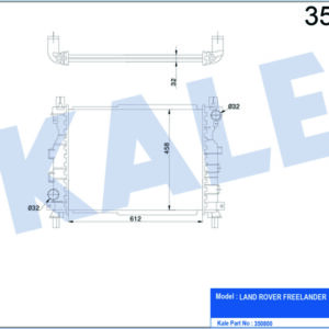 MOTOR SU RADYATORU 18 K4F 204D3 M47D20 FREELANDER I L314 00 06 - KALE