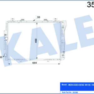 MOTOR SU RADYATORU MERCEDES S-CLASS W140 91 98 - KALE